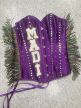 Load image into Gallery viewer, Mardi Gras Corset
