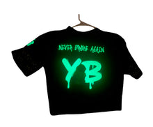 Load image into Gallery viewer, YB (glow)JERSEY crop top